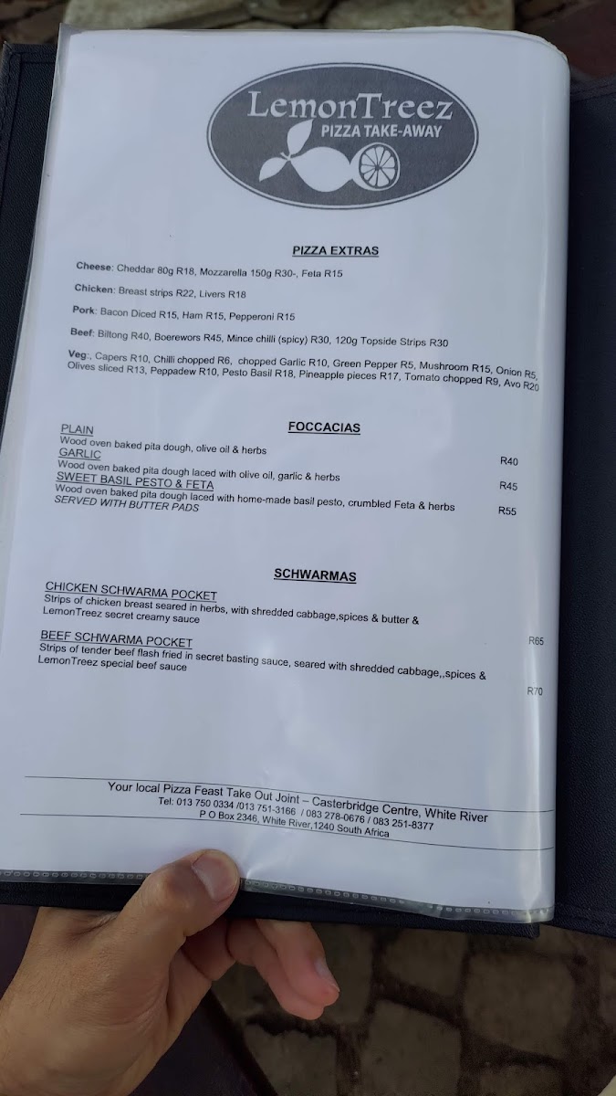 Menu Gumtreez Pub & Grill-2