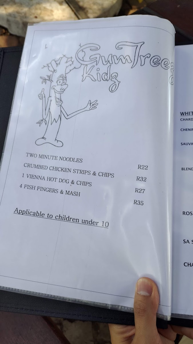 Menu Gumtreez Pub & Grill-7