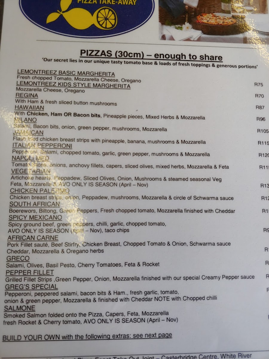 Menu Gumtreez Pub & Grill-9